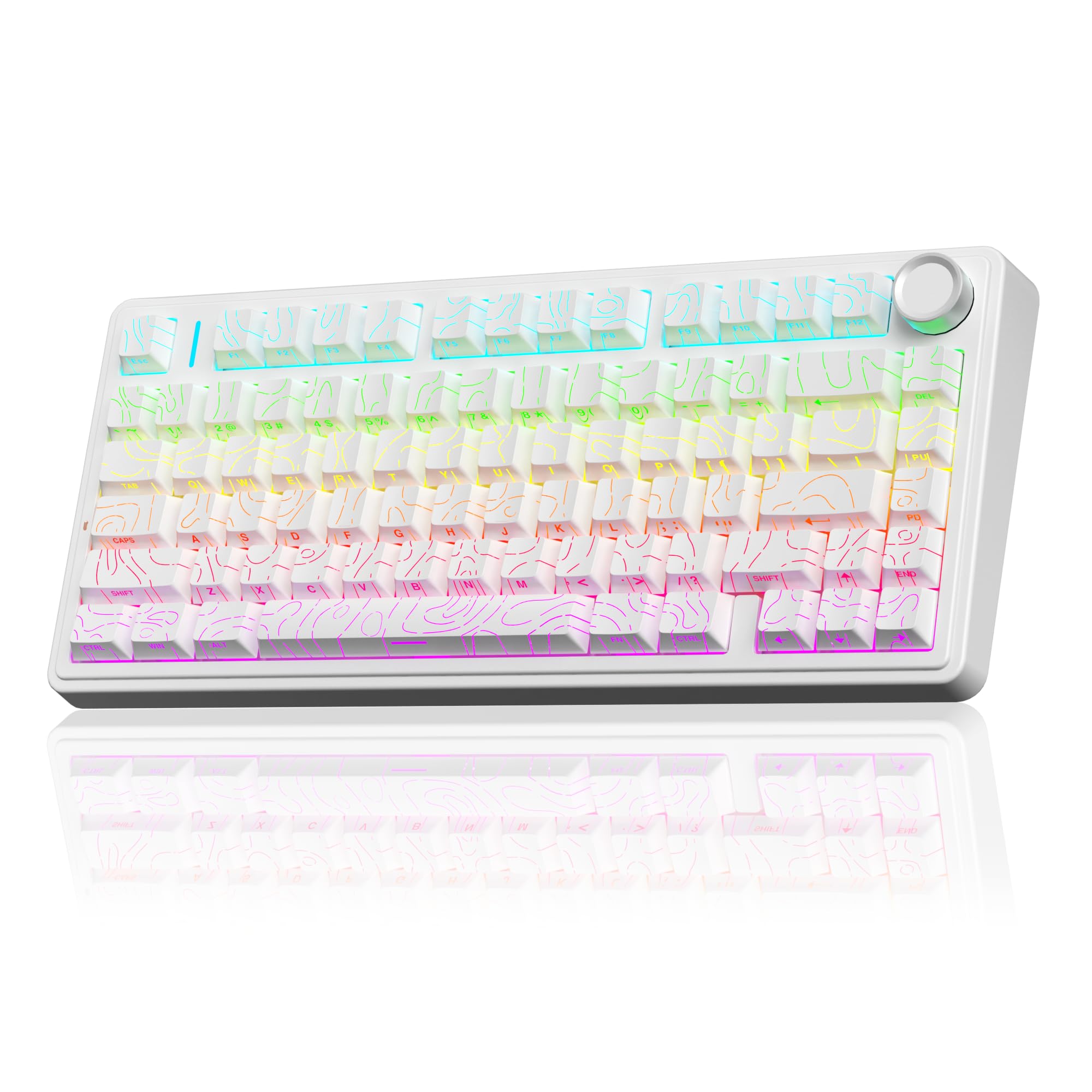 Amazon | Aula F75 HE ワイヤレスゲーミングキーボード ホール